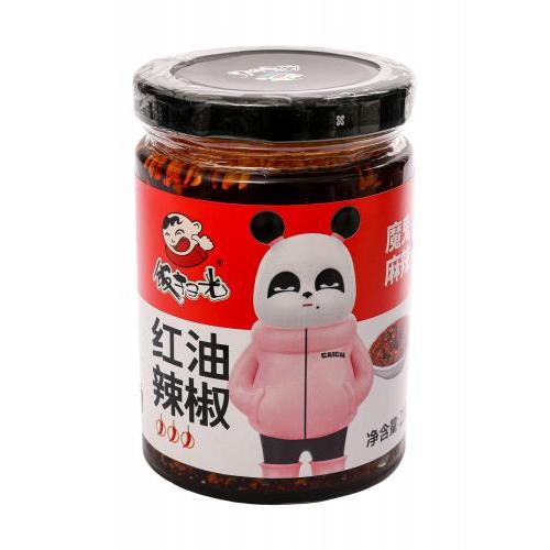 饭扫光东北饺子伴侣红油辣椒210g