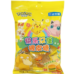 乐达学糖快乐汉堡橡皮糖72g