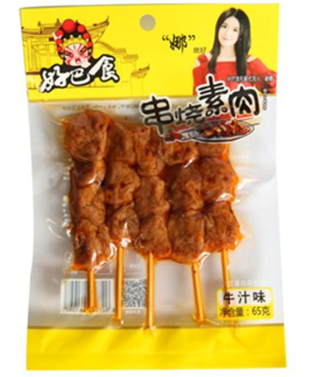 好巴食串烧素肉牛汁味65G