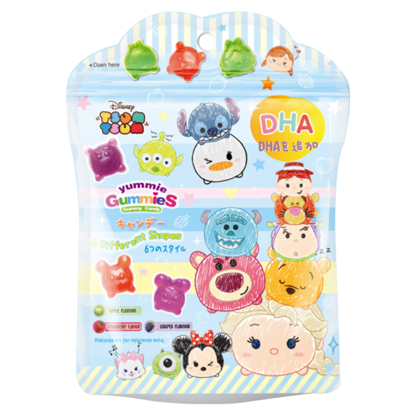 Disney Gummy Candy Fruit Flav 60g