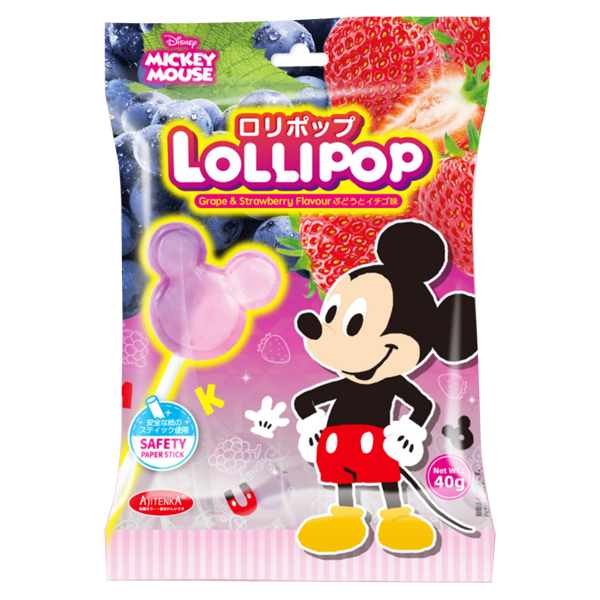 TSUMTSUM Double Flav Lollipop Grape and Strawberry 70g