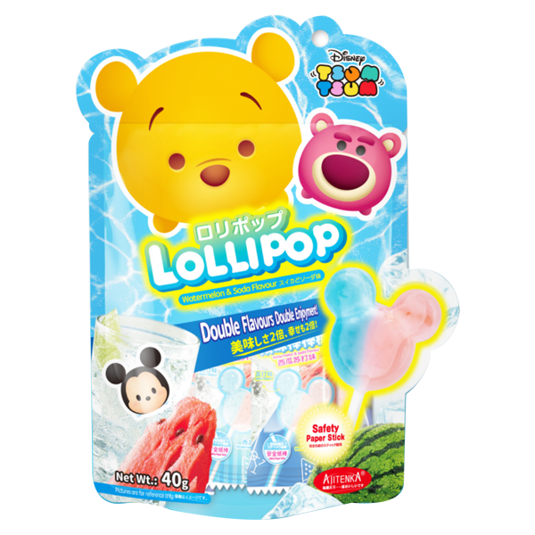 TSUMTSUM Double Flav Lollipop Watermelon and Soda 70g