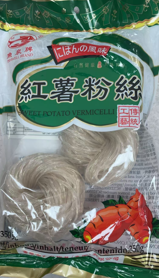 鱼泉红薯粉丝圆350g