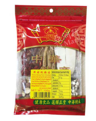 正丰滋补炖鸡汤料100g