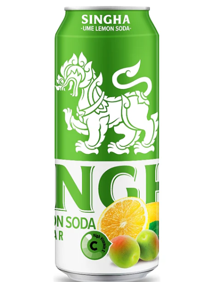 SINGHA Ume Lemon Soda Zero Sugar 330ML