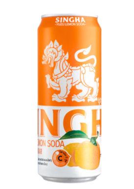 SINGHA 盛狮柚子柠檬苏打水330ML