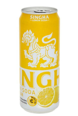 SINGHA Lemon Soda Zero Sugar 330ML