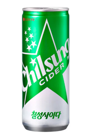 CHILSUNG柠檬青柠苏打水250ML