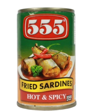 555Fried Sardines Hot&Spicy 155G