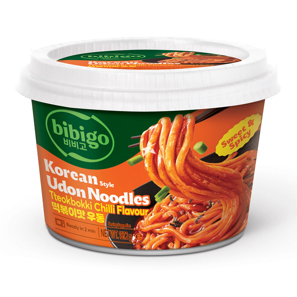 Bibigo Udon noodle Korean BBQ187g