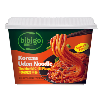 Bibigo Udon noodle Tteokbokki Chili 187g