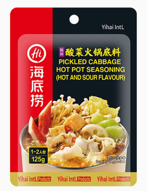 海底捞酸菜火锅底料一人食125G
