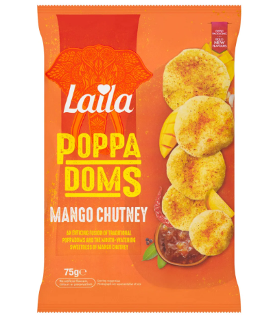 LAILA Poppa Doms Mango Chutney 75G