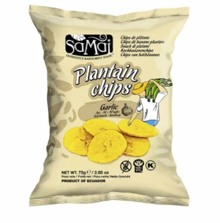 SAMAI蒜味香蕉片75G