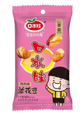 口水娃兰花豆烤肉味75g