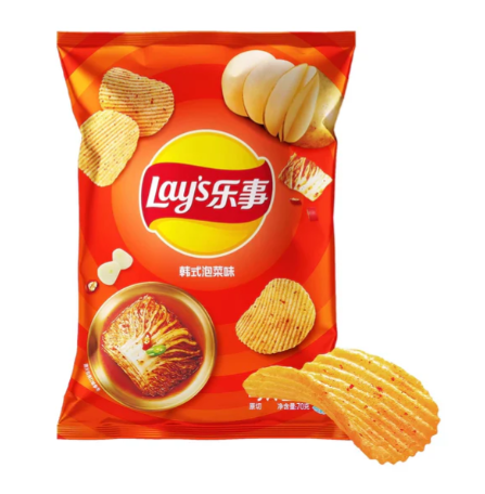 LAY'S Crisps Kimchi Flavor 70G