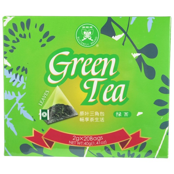 蝴蝶牌绿茶三角包20bags