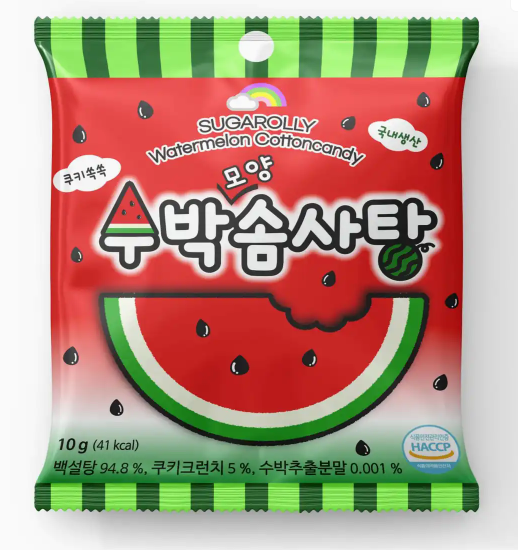 SugarRolly西瓜状棉花糖10g