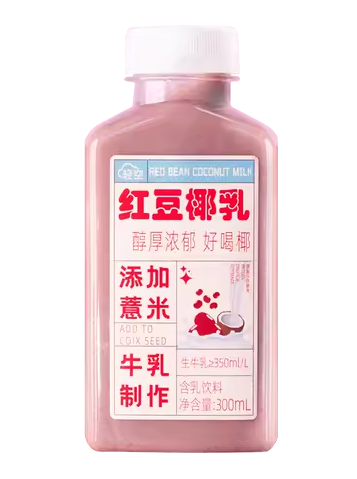 QINGKONG-RED BEAN COCONUT MILK BEVERAGE 300ML