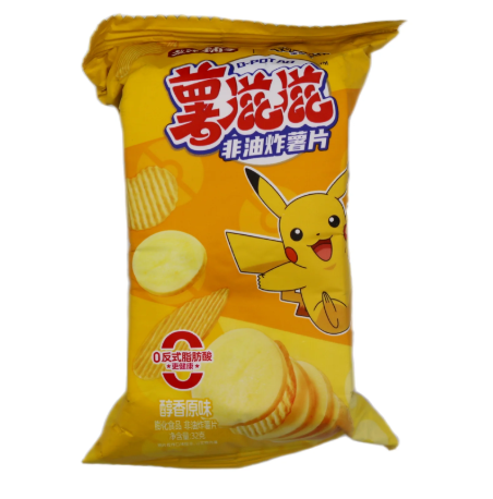 YAN JIN PU ZI - NON-FRIED POTATO CHIPS (ORIGINAL FLAVOUR) 32G