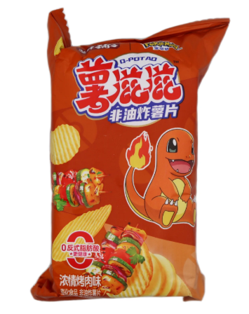 YAN JIN PU ZI - NON-FRIED POTATO CHIPS (BARBECUE FLAVOUR) 32G