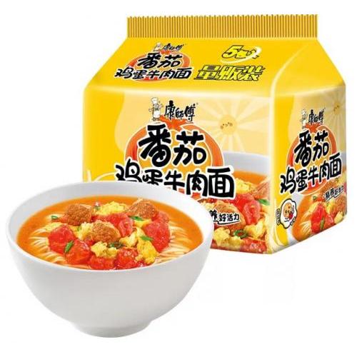 MASTER KONG-INSTANT NOODLE (Tomato beef flavour) 104Gx5