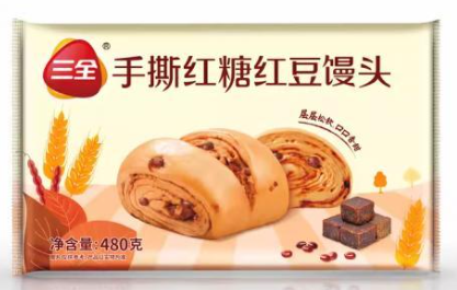 SQ Brown Sugar Bun with Red Bean 480G
