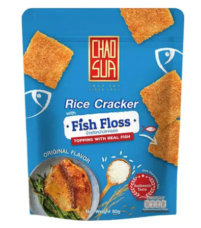 CHAO SUA 鱼松米饼50G