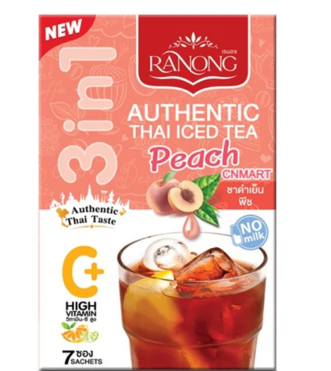 RANONG Thai Iced Tea Peach Flavour 175G