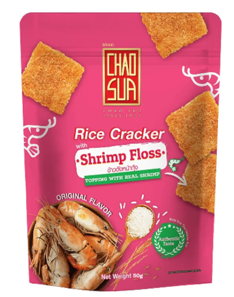 CHAO SUA Rice Cracker With Shrimp Floss 50G