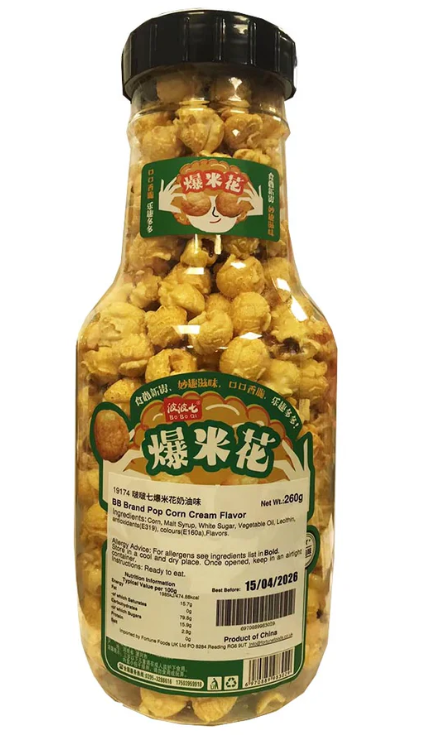 波波七爆米花-奶油味260G