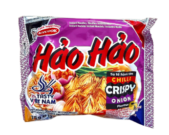 HAOHAO方便面辣椒炸洋葱口味75g
