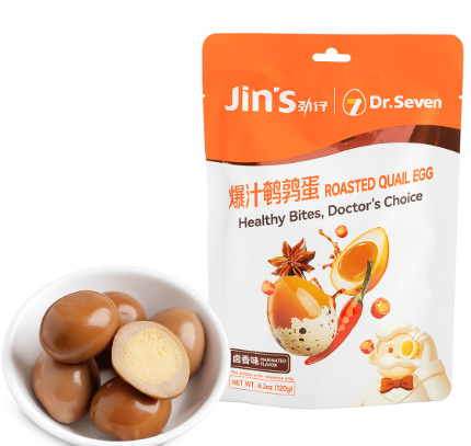 劲仔鹌鹑蛋卤香味120G