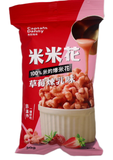 丹尼船长米米花草莓炼乳味30G