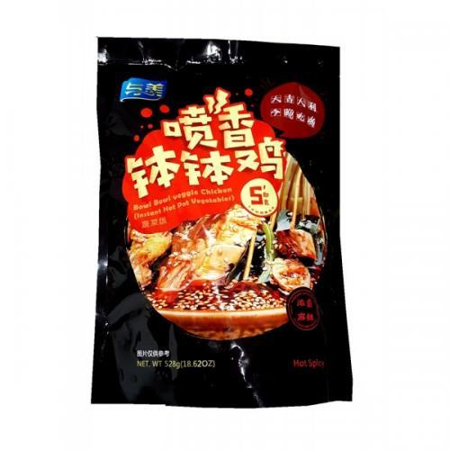 与美即食蔬菜红油钵钵鸡味528g