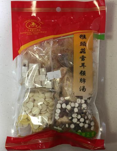 正丰猴头菇雪耳强肺汤80G