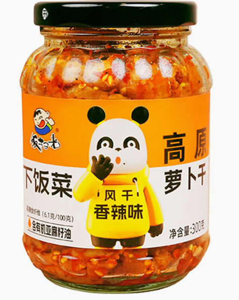 饭扫光萝卜干香辣300G