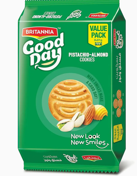 BRITANNIA Good day Pistachio-Almond Cookies 648G