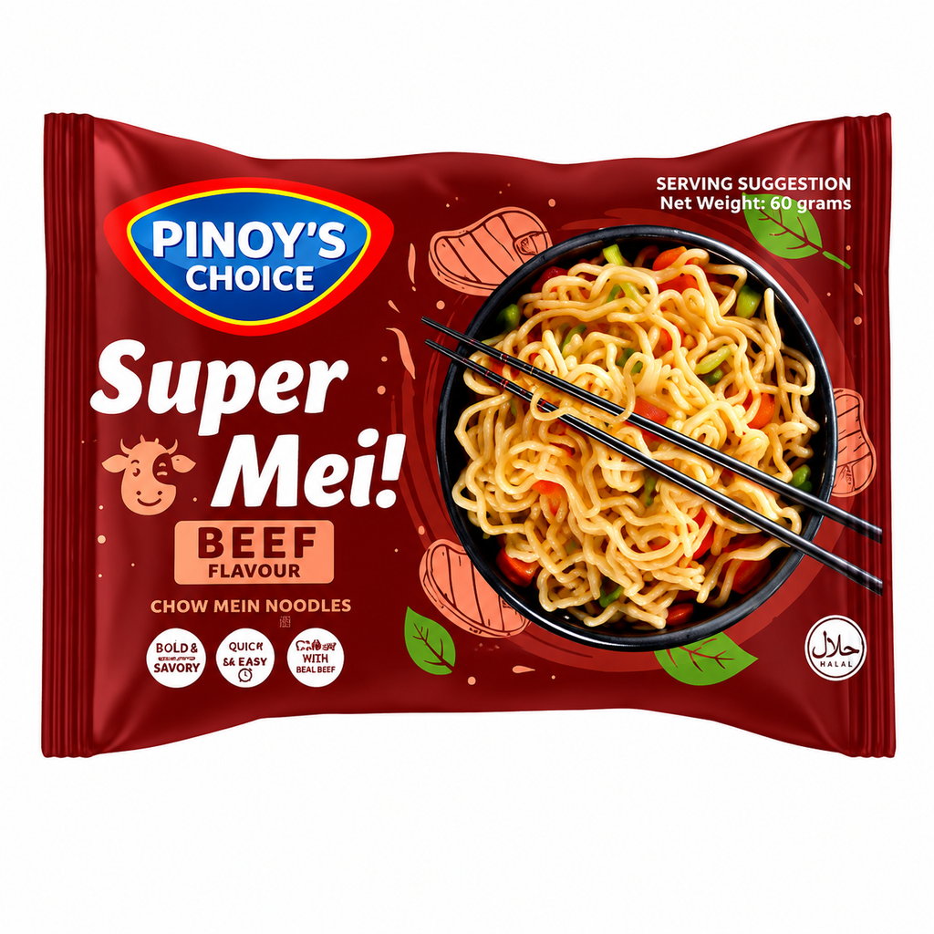 PINOY'S CHOICE超级美牛肉面60G
