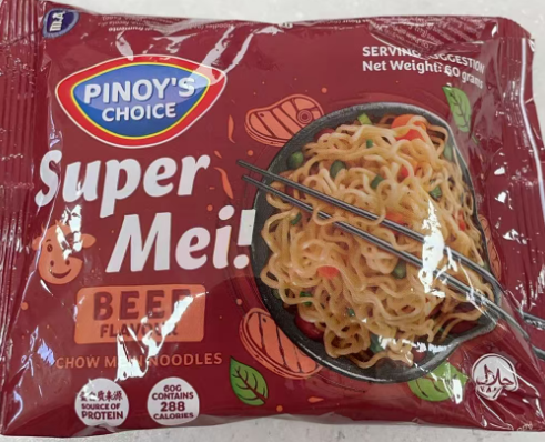 PINOY'S CHOICE超级美牛肉面60G