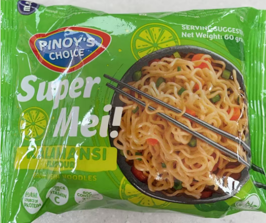 PINOY'S CHOICE Super Mei Noodle Kalamansi Flavour 60G
