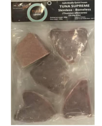 HOLMES Boneless Gold Tuna Supremes 1KG
