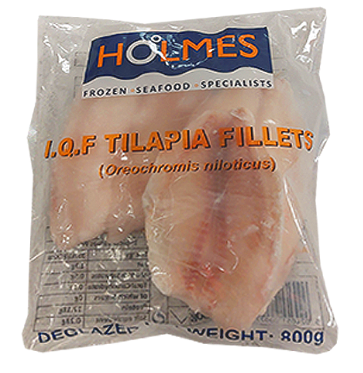 HOLMES I.Q.F Tilapia Fillets (5-7oz) 1KG