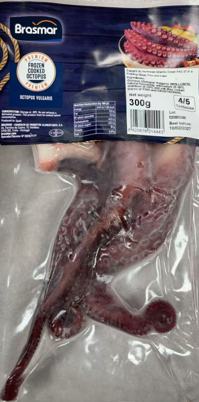 BRASMAR Cooked Octopus Tentacles 300G