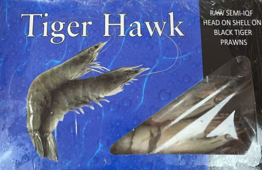 SEAHAWK Black Tiger Prawns (2/4) 1KG