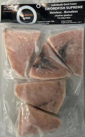 HOLMES冷冻去皮去骨剑鱼1KG