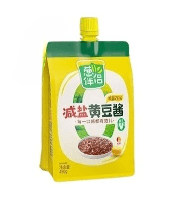 葱伴侣减盐黄豆酱450G