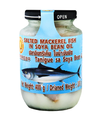 ASEAN SEAS Salted Mackerel in Soya Bean Oil 400G