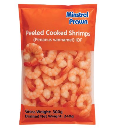 MINSTREL Peeled Cooked Shrimps 300G