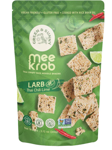 GREEN&SUNNY Thai Crispy Noodle Snacks Chili Lime Flavour 60G